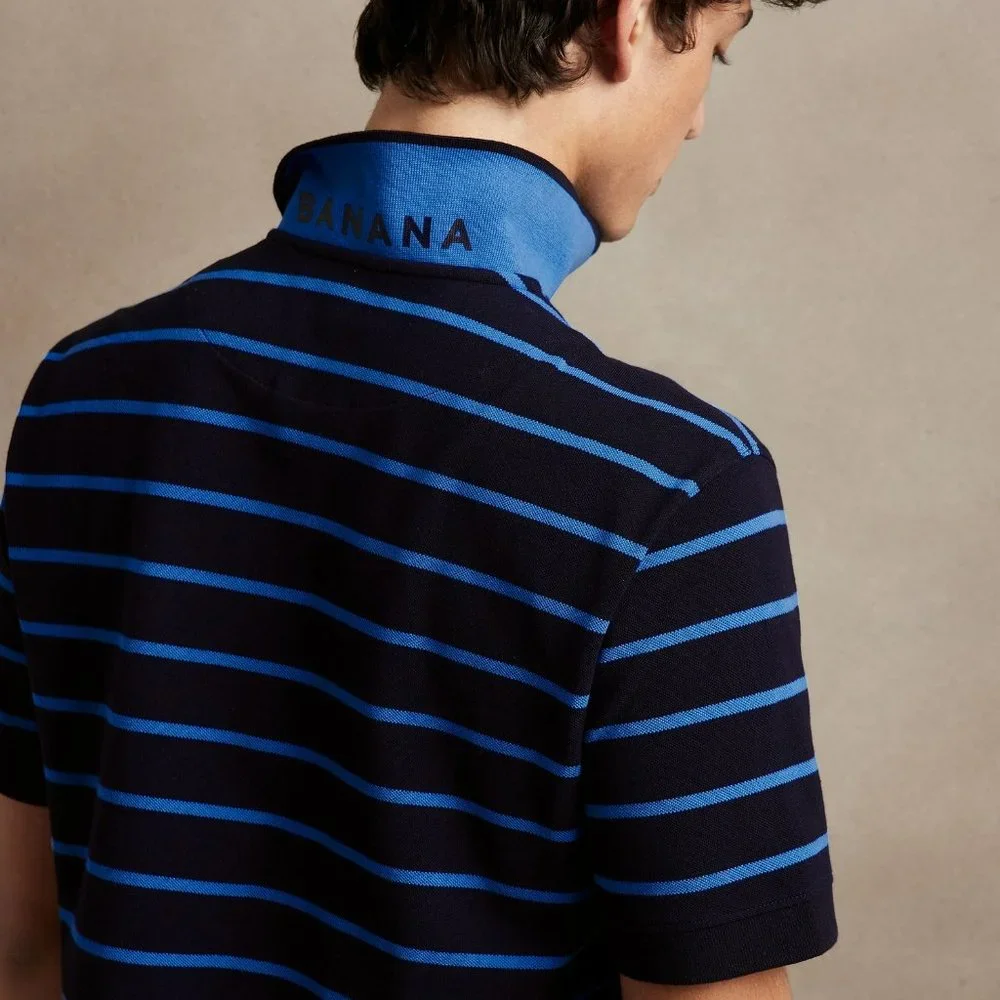 Banana Republic Organic Cotton Striped Polo